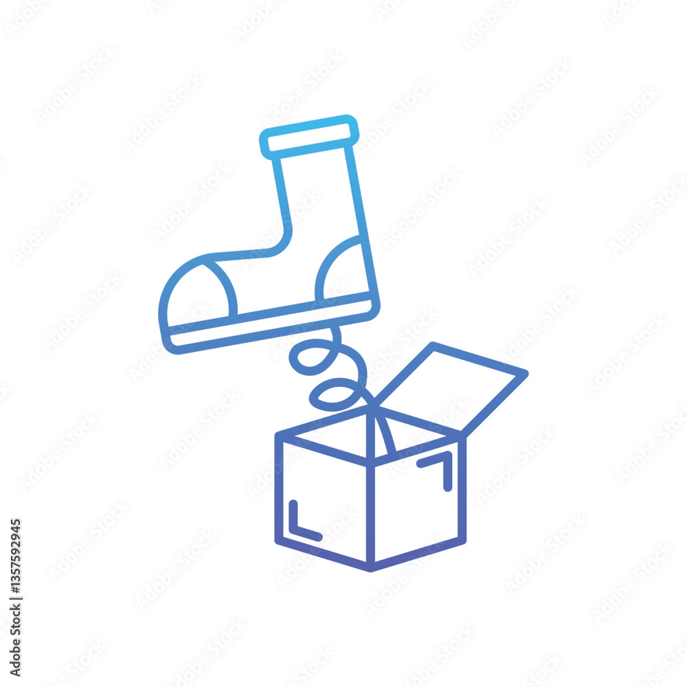 Shoe Prank Vector icon Shoe Prank Vector icon