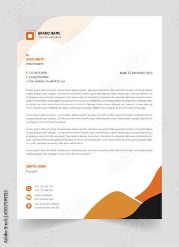 Simple Professional Letterhead Template
