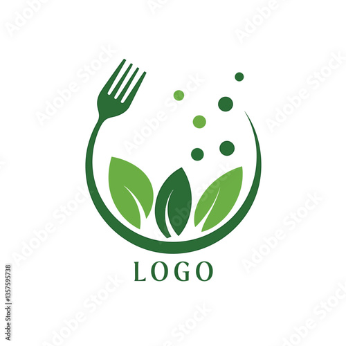 Food Logo Design With Cooking Logo Concept Vector Illustration