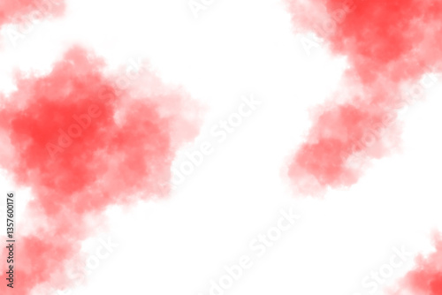 Abstract Red and Black Ink Blot