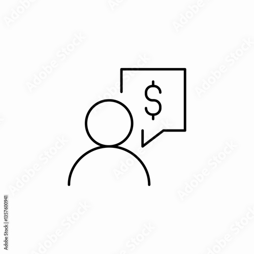 financial services icon sign vector