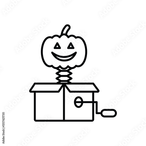 Prank Box Vector icon