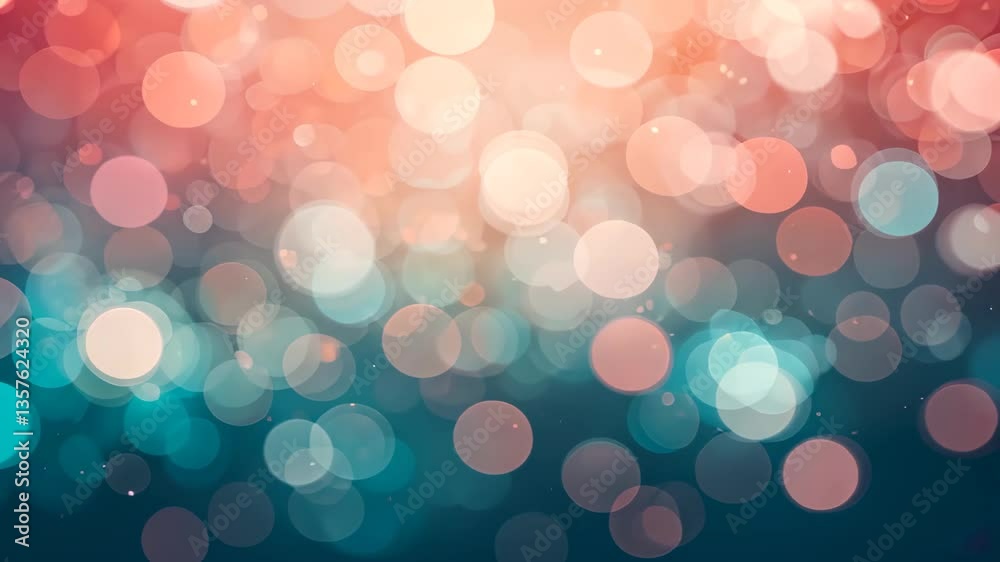 Abstract Bokeh Light Background with Teal Orange and Dark Blue Colors Abstract Bokeh Light Background with Teal Orange and Dark Blue Colors