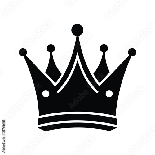 Royal 3D Golden Crown Set for Kings and Queens