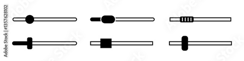 slider bar icon. slider icon