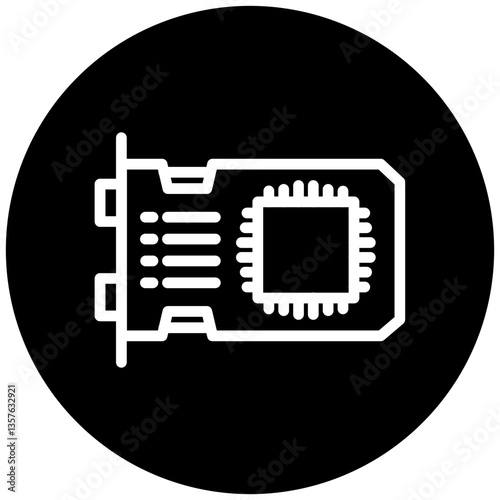 Vector Design Network Interface Card Icon Style