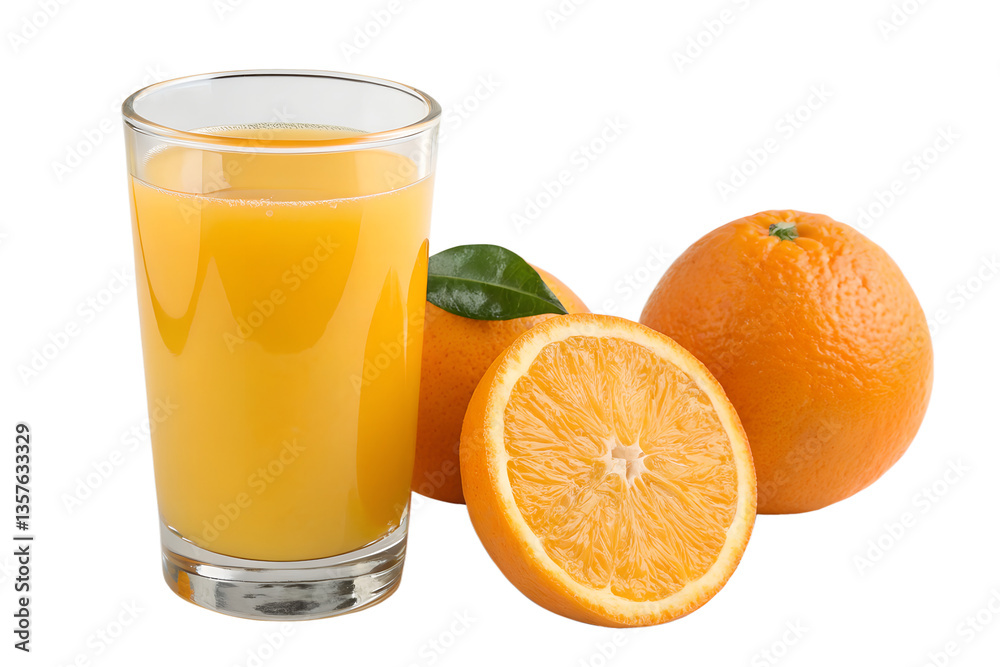 glass of orange juice and oranges glass of orange juice and oranges