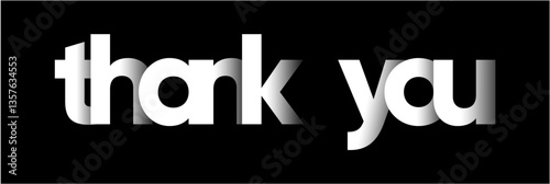 thank you text quote typography