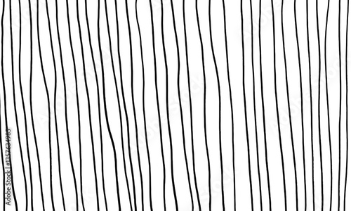Doodle background of vertical curved lines. Backing for decoration