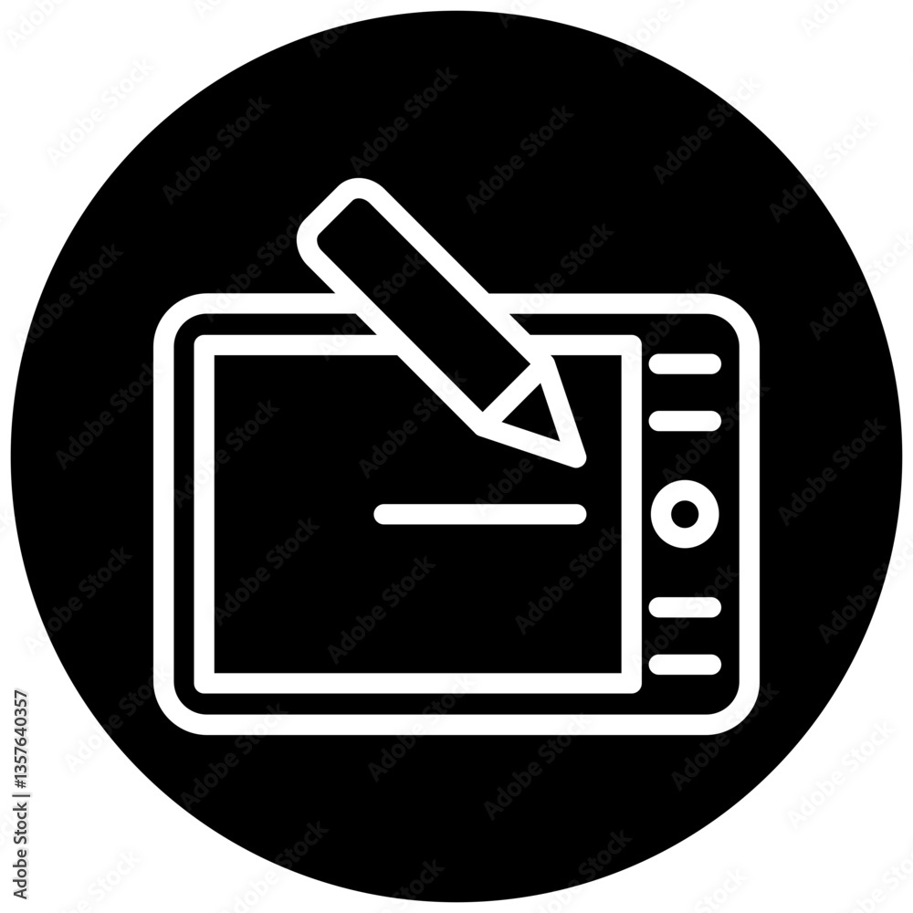 Graphic Tablet Icon Style Graphic Tablet Icon Style