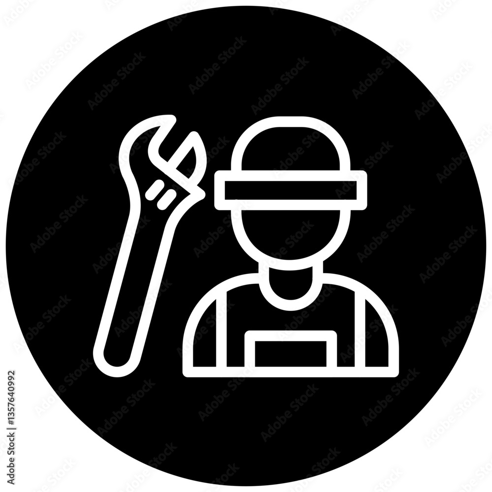 Mechanic Icon Style Mechanic Icon Style
