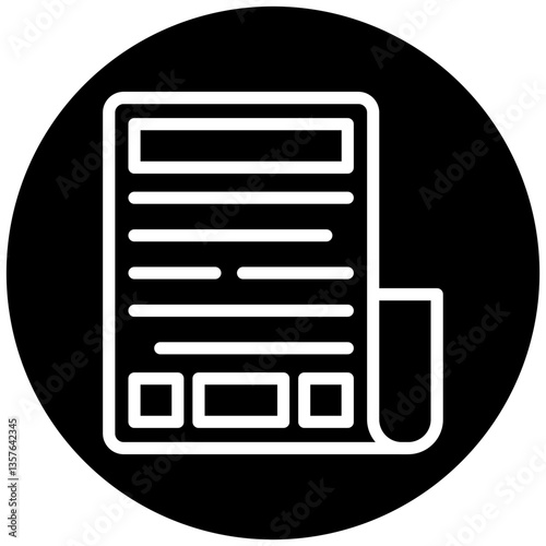 Newspaper Icon Style