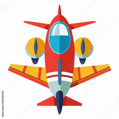 Aviation Adventure: A stylized graphic illustration of a sleek, modern airplane soaring against an open sky, hinting at boundless travel and the excitement of flight.