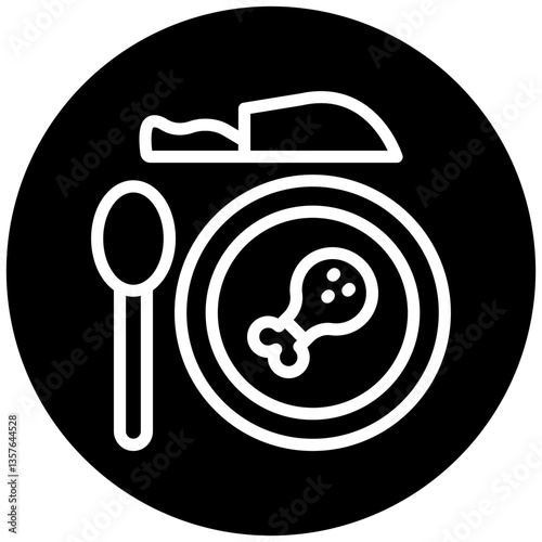 Dinner Icon Style