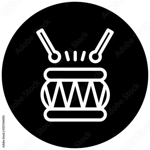 Drum Icon Style