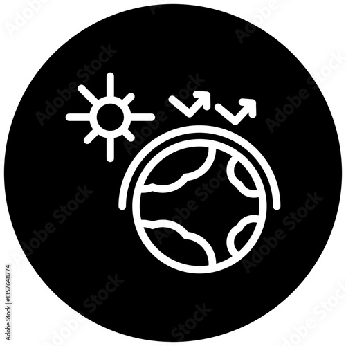 Greenhouse Effect Icon Style