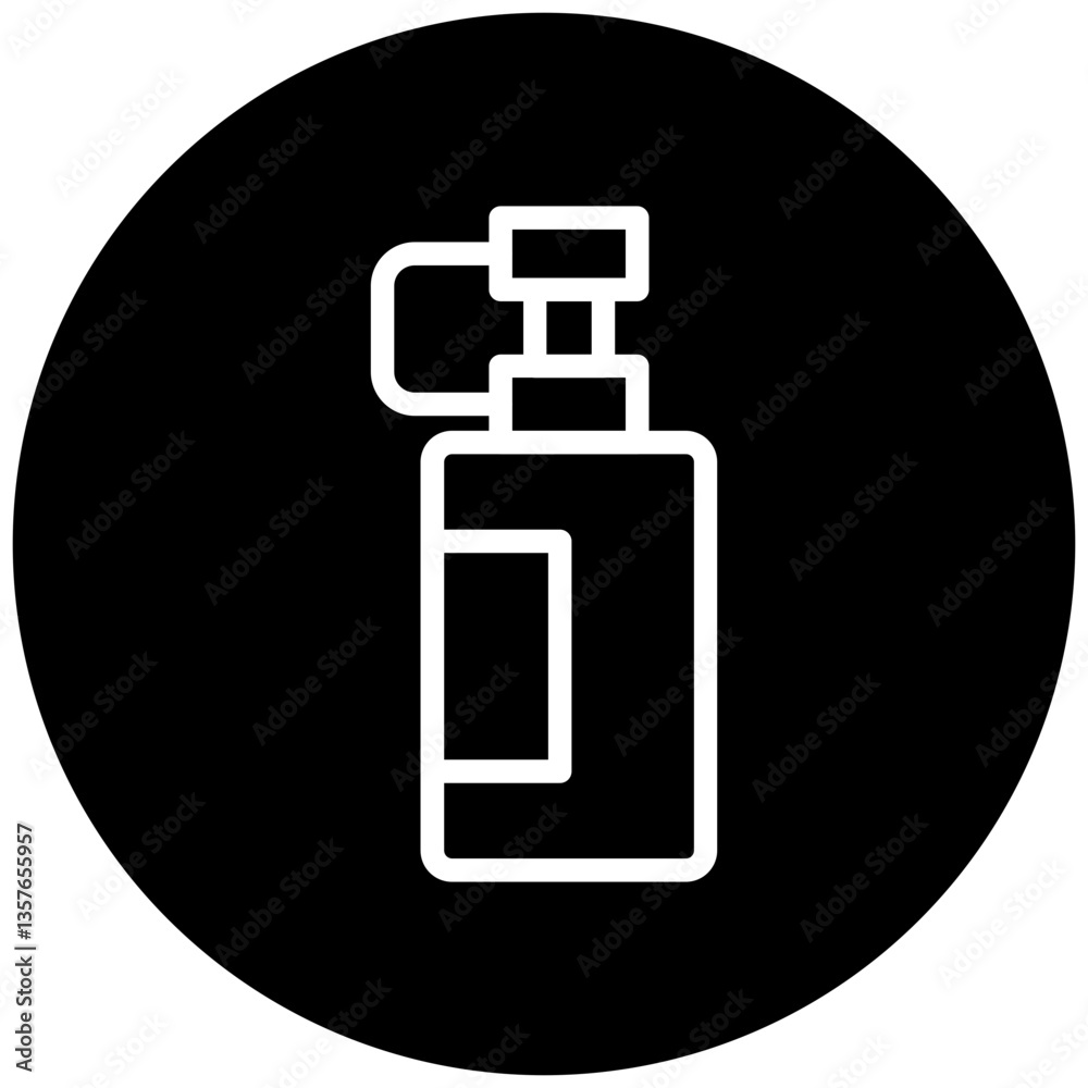 Water Canteen Icon Style Water Canteen Icon Style