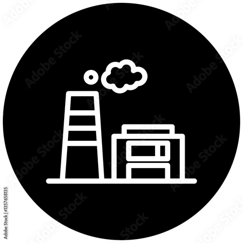 Power Plant Icon Style