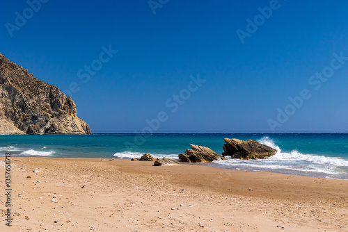 Obraz na płótnie Kavo Paradiso beach in kos w salonie