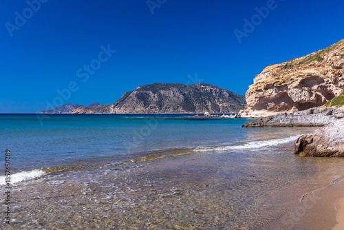 Obraz na płótnie Camel beach in kos w salonie