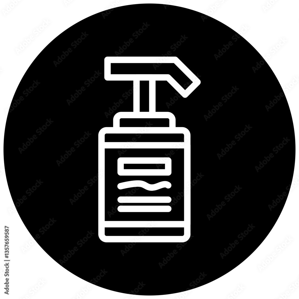 Obraz premium After Shave Icon Style