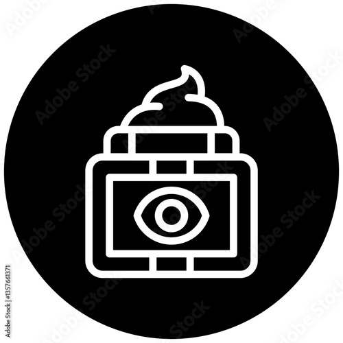 Eye Cream Icon Style