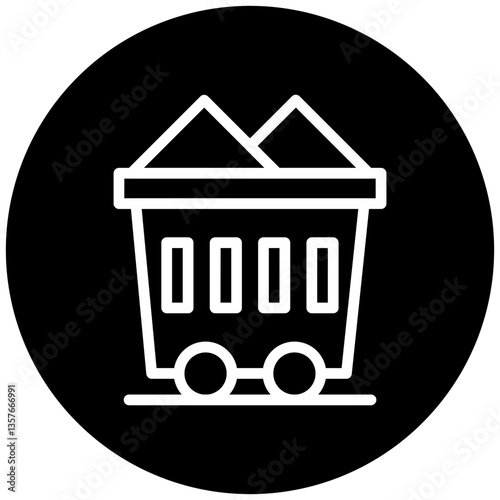 Industry Wagon Icon Style