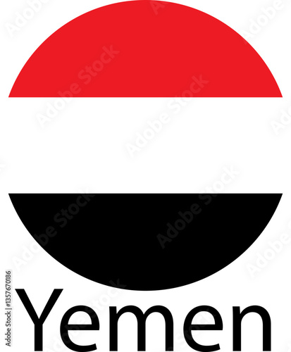 Yemen flag. Official national flag of the world. Country round shape illustration. Official coloring sign, country flag banner. International travel symbol isolated on transparent background. Free Download Yemen flag. Official national flag of the world. Country round shape illustration. Official coloring sign, country flag banner. International travel symbol isolated on transparent background. - GFXLoad
