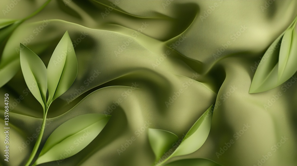 Cream fabric with soft gradient, smooth surface, minimalistic backdrop, conveying calm and simplicity.

