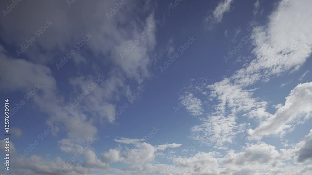 Sky Contrasts: Timelapses of Blue Skies, Cumulus Clouds, and Approaching Storms