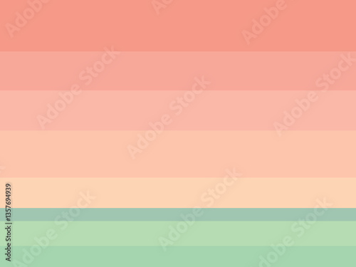 Landscape, gradient, colors, stripes. Vector background. 