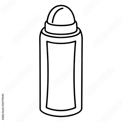 Deodorant Line Art Drawing