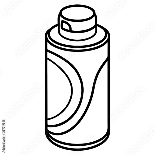 Deodorant Line Art Drawing