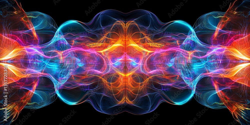 Obraz premium Abstract Colorful Digital Art