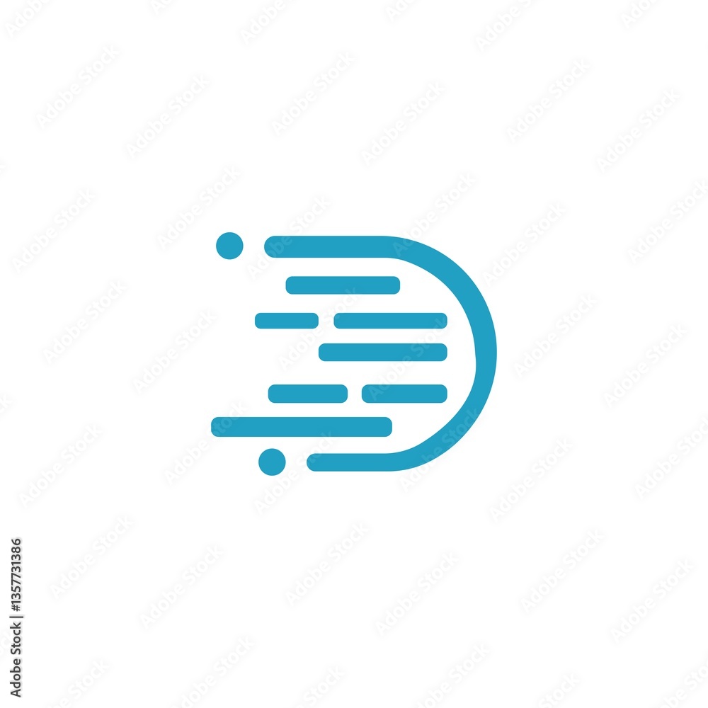 Premium vector D logo template design Premium vector D logo template design