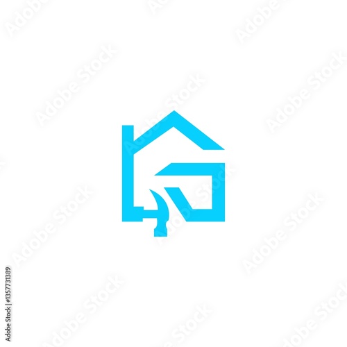 LJ house vector logo template design Free Download LJ house vector logo template design - GFXLoad