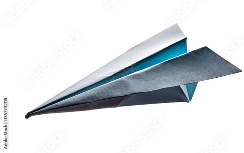 paper plane isolated on white