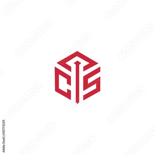 CS vector logo template design