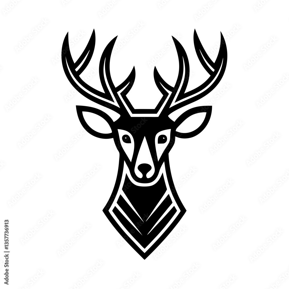 Naklejka premium deer logo