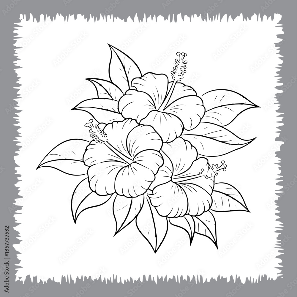 Fototapeta premium Exotic Floral Tattoo Design