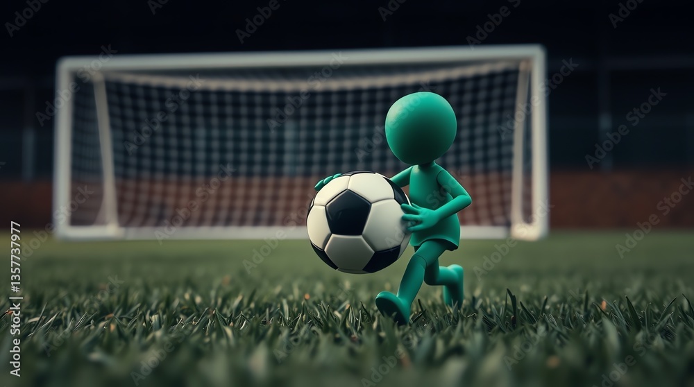 Fototapeta premium Little Soccer