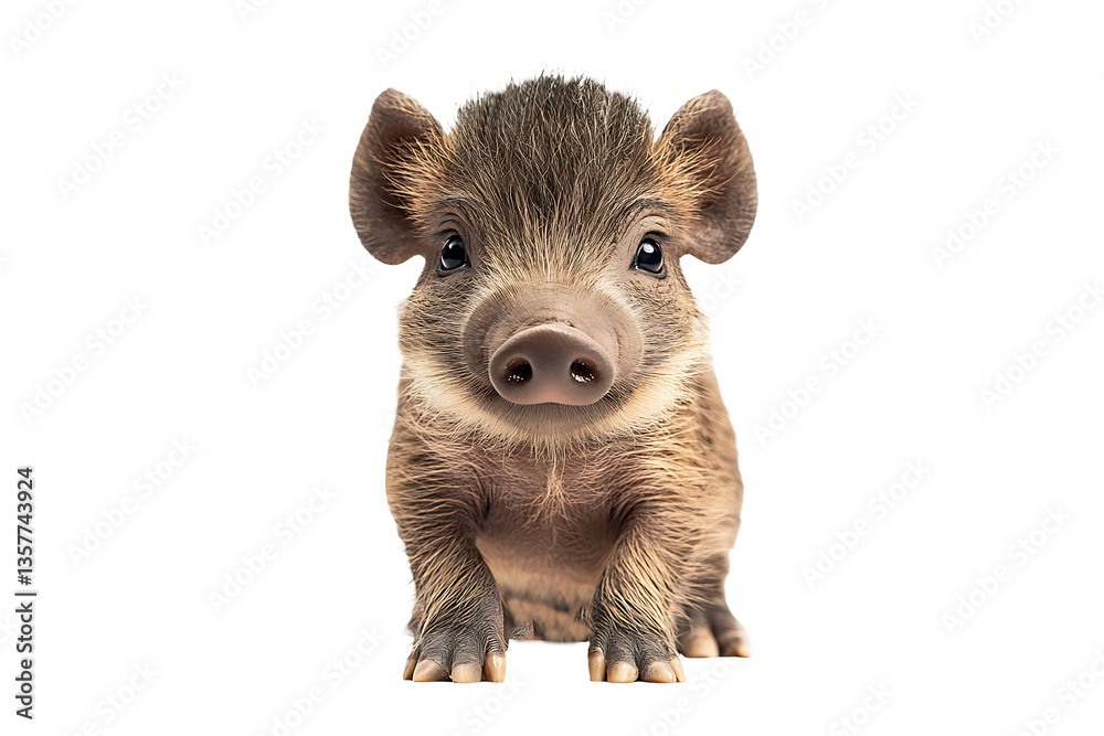 Baby warthog Isolated on White and Transparent Background PNG Image. Baby warthog Isolated on White and Transparent Background PNG Image.
