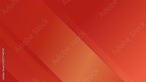 Red orange abstract corporate background with modern concept and square and rectangle element shapes. For widescreen presentation slide, conference, gala, powerpoint, keynote, google slide.