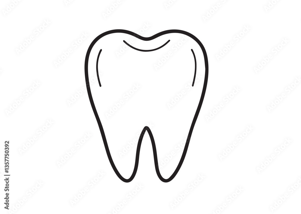 Tooth vector design. Tooth silhouette. Tooth illustration Tooth vector design. Tooth silhouette. Tooth illustration