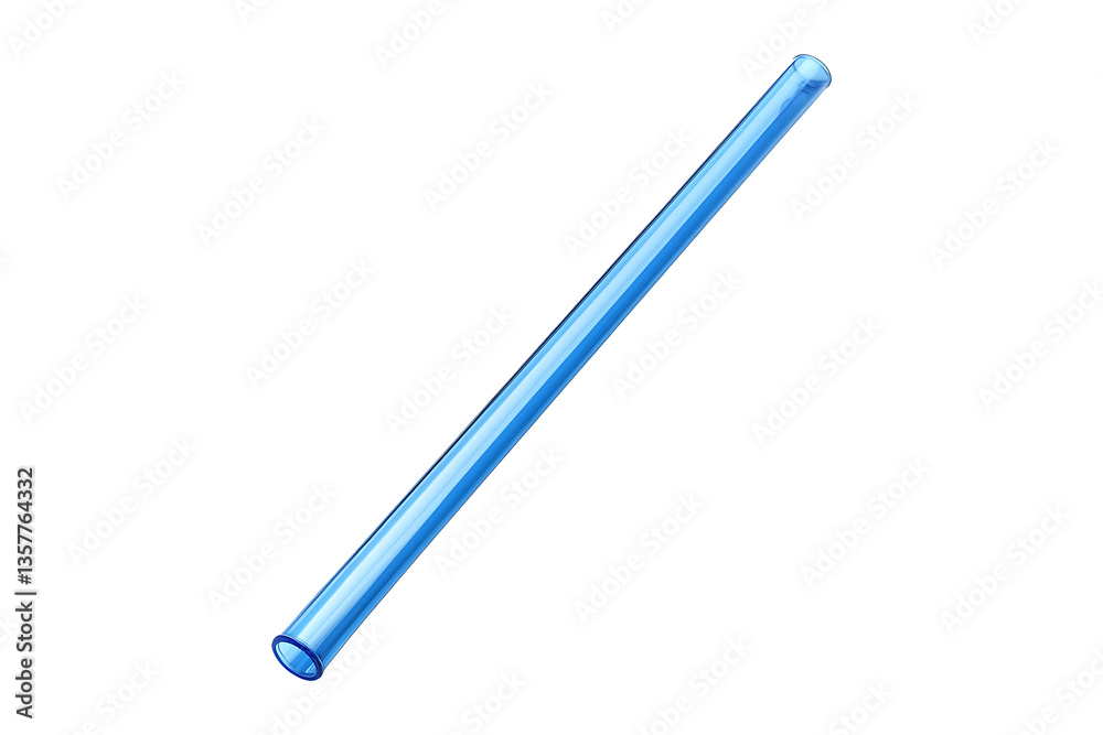 Plastic drinking blue straw Isolated on White and Transparent Background PNG Image. Plastic drinking blue straw Isolated on White and Transparent Background PNG Image.
