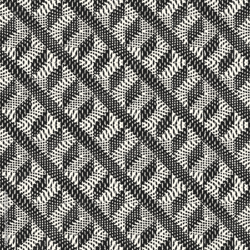 Monochrome Grain Broken Graphic Pattern