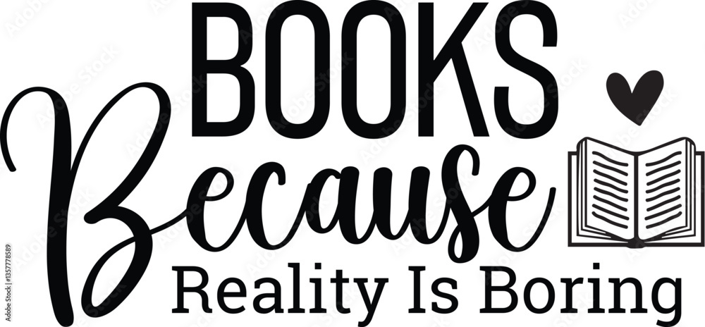 Naklejka premium Reading Book Svg Bundle, Reading Svg Bundle, Book Svg, Books Svg Bundle, Book Lover Svg Cut Files, Digital File, Book Quotes Svg, Library Svg, Book Lover Svg Bundle, Cameo Cricut, Reading Svg Design B