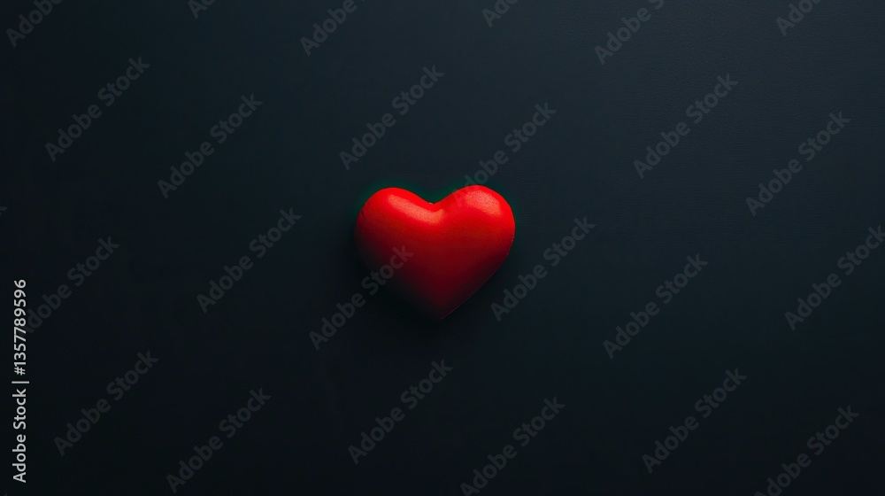 Red Heart Symbol on Black Background, Minimalist Design Representing Love and Simplicity
Red Heart Symbol on Black Background, Minimalist Design Representing Love and Simplicity