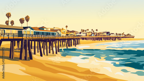 Sunny Vibes on Balboa Pier