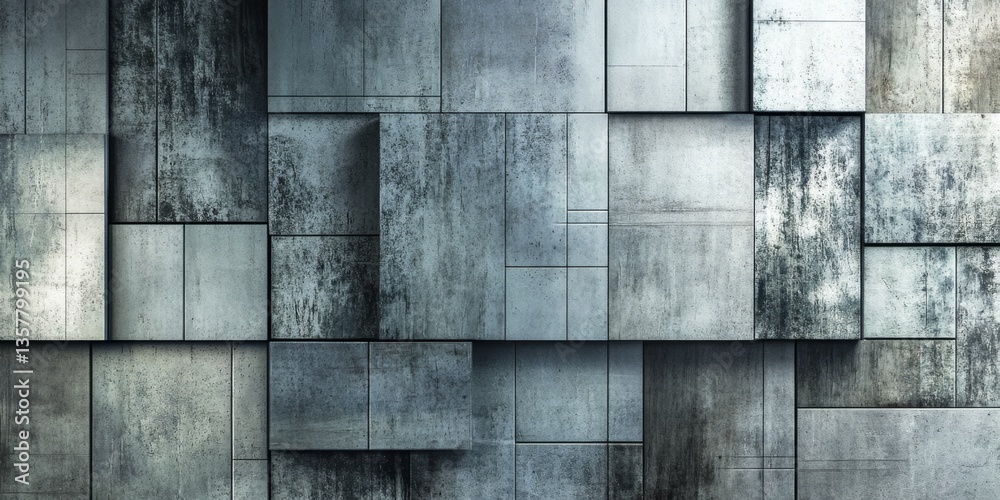 Naklejka premium Modern Concrete Wall Design